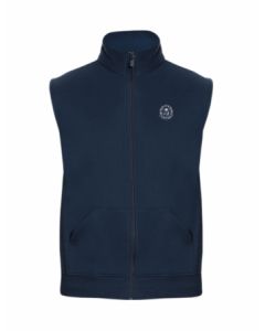UOH Crest Sleeveless Zipper Jacket
